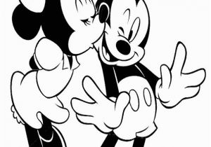 Mickey and Minnie Kissing Coloring Pages Mickey and Minnie Mouse Kissing Pages Coloring Pages