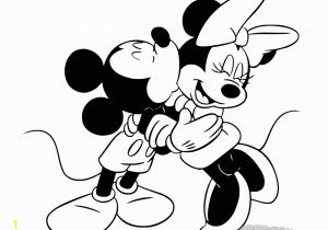 Mickey and Minnie Kissing Coloring Pages Mickey Mouse & Friends Coloring Pages