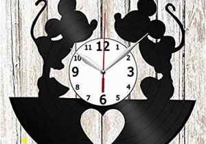 Mickey and Minnie Mouse Wall Murals Amazon Mickey Minnie Mouse Vinel Record Wall Clock Home