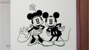 Mickey and Minnie Mouse Wall Murals Details About Minnie Mickey Mouse Wall Decal Disney Vinyl