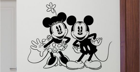 Mickey and Minnie Mouse Wall Murals Details About Minnie Mickey Mouse Wall Decal Disney Vinyl