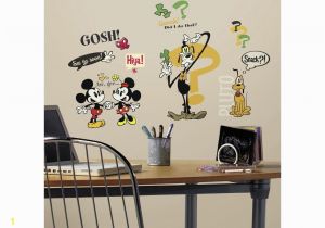 Mickey and Minnie Mouse Wall Murals Rmk2327scs Mickey & Friends Mickey Mouse Cartoons Wall