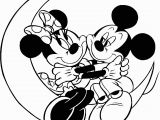 Mickey and Minnie Printable Coloring Pages Mickey Mouse and Minnie Mouse Kissing