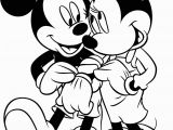 Mickey and Minnie Printable Coloring Pages Mickey Mouse and Minnie Mouse Kissing