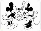 Mickey and Minnie Valentines Day Coloring Pages Disney Valentine S Day Coloring Pages 2