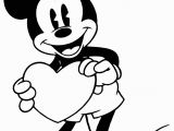 Mickey and Minnie Valentines Day Coloring Pages Disney Valentine S Day Coloring Pages 3