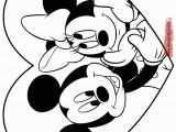 Mickey and Minnie Valentines Day Coloring Pages Minnie Mouse Valentines Coloring Pages