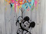 Mickey and Minnie Wall Murals Seaty Look Away 3