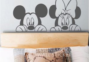 Mickey Minnie Mouse Wall Murals Cartoon Mickey Minnie Maus Tier Vinyl Wandtattoo Aufkleber Wandbild