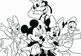Mickey Mouse and Friends Coloring Pages Mickey Mouse Free Clipart 61