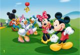 Mickey Mouse Clubhouse Wall Mural Mickey Mouse Kids Children Photo Wallpaper Wall Mural Room Decor