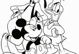 Mickey Mouse Coloring Pages Disney Mickey Mouse and Friends Coloring Page