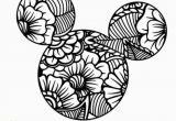 Mickey Mouse Coloring Pages for Adults Color Your Own W Fabric Markers