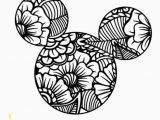 Mickey Mouse Coloring Pages for Adults Color Your Own W Fabric Markers