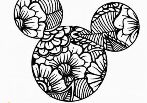 Mickey Mouse Coloring Pages for Adults Color Your Own W Fabric Markers