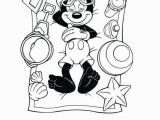 Mickey Mouse Coloring Pages for Adults Mickey at the Beach