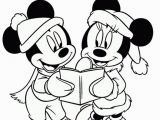 Mickey Mouse Minnie Mouse Christmas Coloring Pages Mickey and Minnie Mouse Merry Christmas Coloring Picture