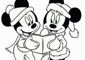 Mickey Mouse Minnie Mouse Christmas Coloring Pages Mickey and Minnie Mouse Merry Christmas Coloring Picture