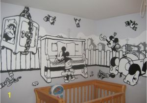 Mickey Mouse Mural Wall Coverings Nursery Spotlight Mickey Mouse Mural