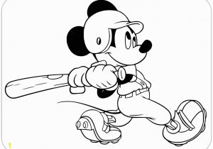 Mickey Mouse Playing Baseball Coloring Pages Mickey Mouse Baseball Coloring Pages