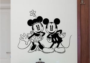 Mickey Mouse Wall Murals Minnie Mickey Mouse Wall Decal Disney Vinyl Sticker Kids Decor