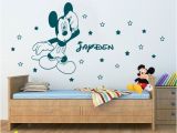 Mickey Mouse Wall Murals Personalized Name Disney Mickey Mouse Wall Art Stickers