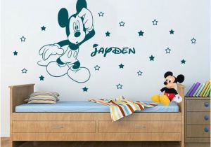 Mickey Mouse Wall Murals Personalized Name Disney Mickey Mouse Wall Art Stickers