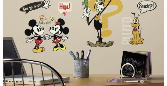 Mickey Mouse Wall Murals Rmk2327scs Mickey & Friends Mickey Mouse Cartoons Wall Stickers