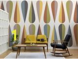 Mid Century Modern Wall Mural 261 Best Retro Wallpaper Murals Images