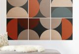 Mid Century Modern Wall Mural the Old Art Studio Mid Century Modern Geometric 24 Wood Wall Mural