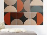 Mid Century Modern Wall Mural the Old Art Studio Mid Century Modern Geometric 24 Wood Wall Mural