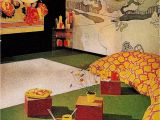 Mid Century Wall Mural Groovy Rumpus Room Mid Century Marvelous Pinterest