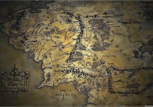 Middle Earth Map Wall Mural Middle Earth Map Wallpapers Wallpaper Cave