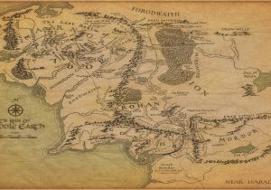 Middle Earth Map Wall Mural Middle Earth Map Wallpapers Wallpaper Cave