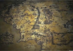 Middle Earth Wall Mural Middle Earth Map Wallpapers Wallpaper Cave