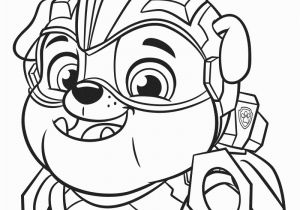 Mighty Pups Paw Patrol Coloring Pages Paw Patrol Mighty Pups Rubble Coloring Pages Printable