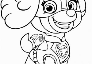 Mighty Pups Paw Patrol Coloring Pages Paw Patrol Mighty Pups Skye for Girls Coloring Pages Printable