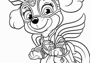 Mighty Pups Paw Patrol Coloring Pages Super Pups Paw Patrol Mighty Pups Skye Coloring Pages