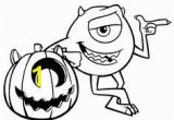 Mike Wazowski Coloring Page 31 Gambar Monsters Inc Coloring Pages Terbaik