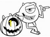 Mike Wazowski Coloring Page 31 Gambar Monsters Inc Coloring Pages Terbaik