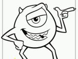 Mike Wazowski Coloring Page Coloring Page