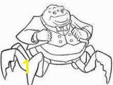 Mike Wazowski Coloring Page Waternoose Coloring Pages Hellokids