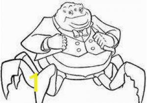 Mike Wazowski Coloring Page Waternoose Coloring Pages Hellokids