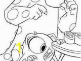 Mike Wazowski Coloring Page Waternoose Coloring Pages Hellokids