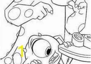 Mike Wazowski Coloring Page Waternoose Coloring Pages Hellokids