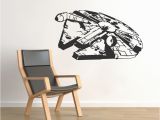 Millennium Falcon Wall Mural Naklejka Millennium Falcon Wall Gwiezdne Wojny Åcienne Mural Millennium Falcon Star Wars Winylu Åcianie Zdejmowane X Wing Star Wars Kalkomania