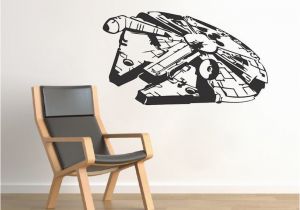 Millennium Falcon Wall Mural Naklejka Millennium Falcon Wall Gwiezdne Wojny Åcienne Mural Millennium Falcon Star Wars Winylu Åcianie Zdejmowane X Wing Star Wars Kalkomania