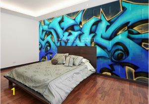 Minecraft Bedroom Wall Mural Graffiti