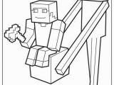 Minecraft Enderman Coloring Pages Enderman Holds Block with Steve top Coloring Page