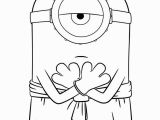 Minion Coloring Pages Bob Enjoy with This Free Minions Movie Coloring Page In This